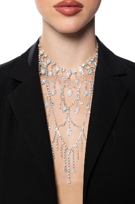 Layered Diamond Necklaces-ICE ME OUT NECKLACE