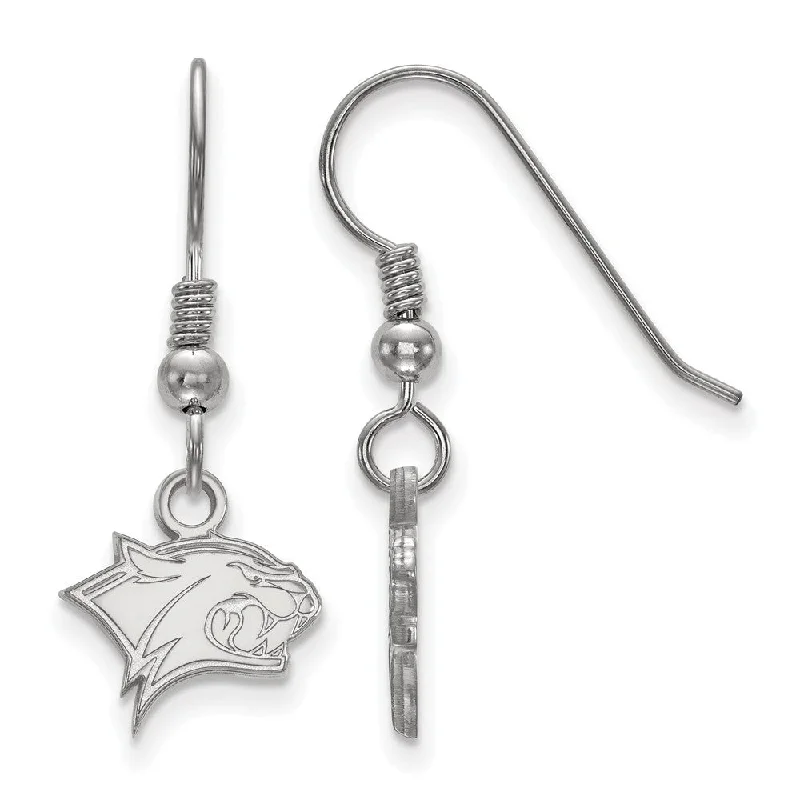 Bold Statement Earrings-Sterling Silver Univ. of New Hampshire XS (Tiny) Dangle Earrings