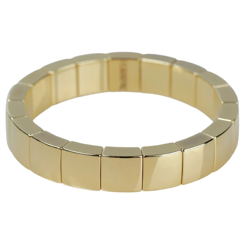 Simple Wedding Bracelets-Roberto Demeglio Aura 1 Row Bracelet in 18K Yellow Gold Plated Ceramic