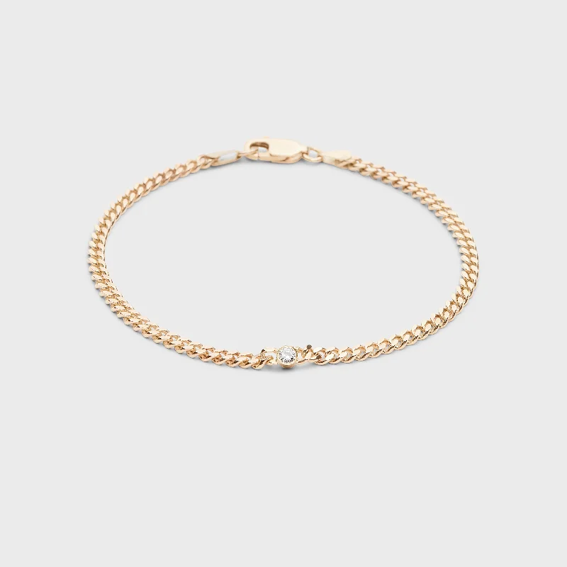 Classic Bracelet Designs-Round Chelsea Chain Bracelet