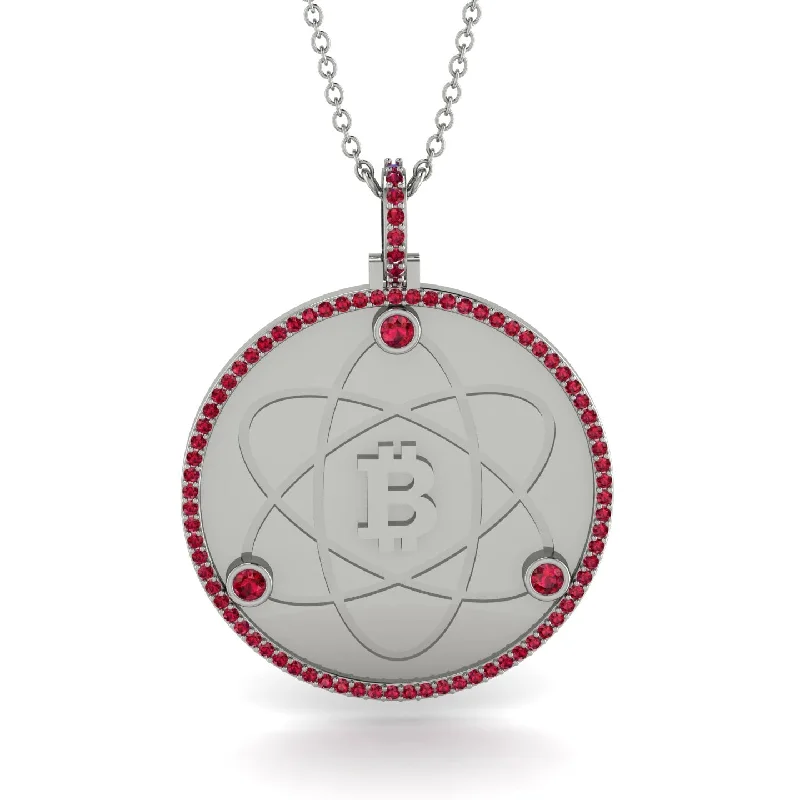 Unique Choker Necklaces-Bitcoin Ruby Atom Necklace - Kingston No. 36