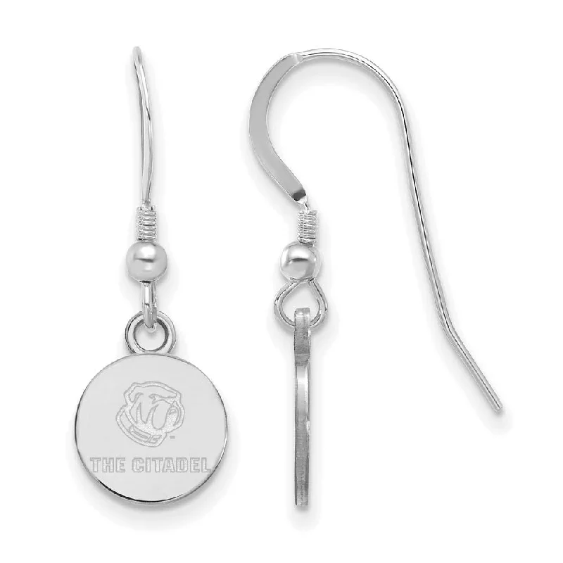 Trendy Ear Cuffs-Sterling Silver Rhodium Plated The Citadel XS (Tiny) Dangle Earrings