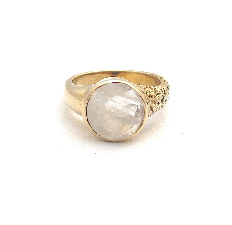 Personalized Engagement Rings-Fragment Moonstone Ring