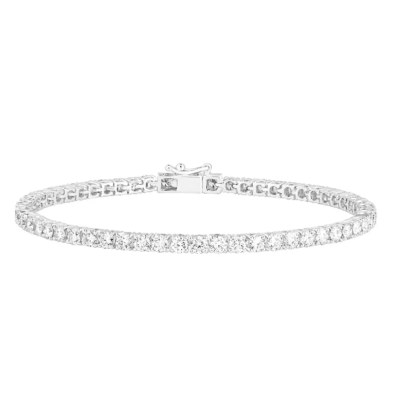 Luxury Gemstone Tennis Bracelets-White Gold Diamond Tennis Bracelet