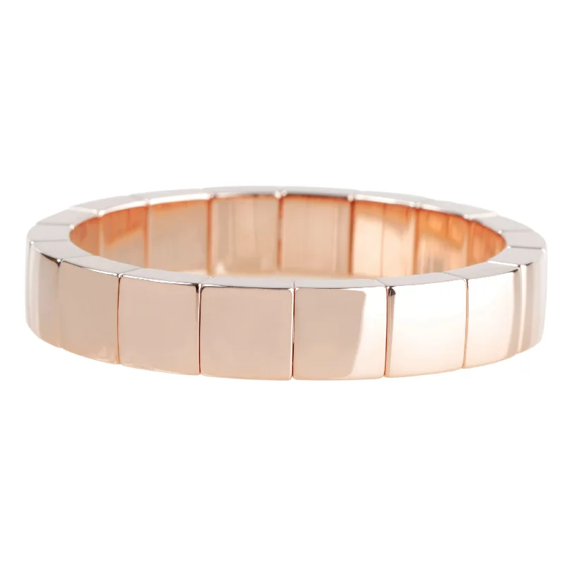 Sparkling Silver Bracelets-Roberto Demeglio Aura 1 Row Bracelet in 18K Rose Gold Plated Ceramic