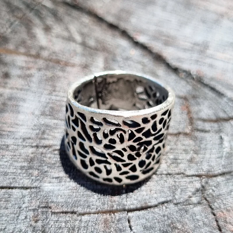 Personalized Rings for Weddings-Anatolian Boho Ring - "Filigree Frances"