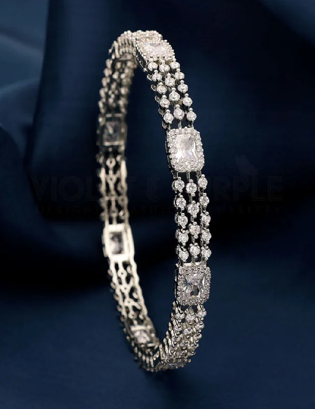 Unique Diamond Bangles-Zircon Designer Bangles zbgl10886