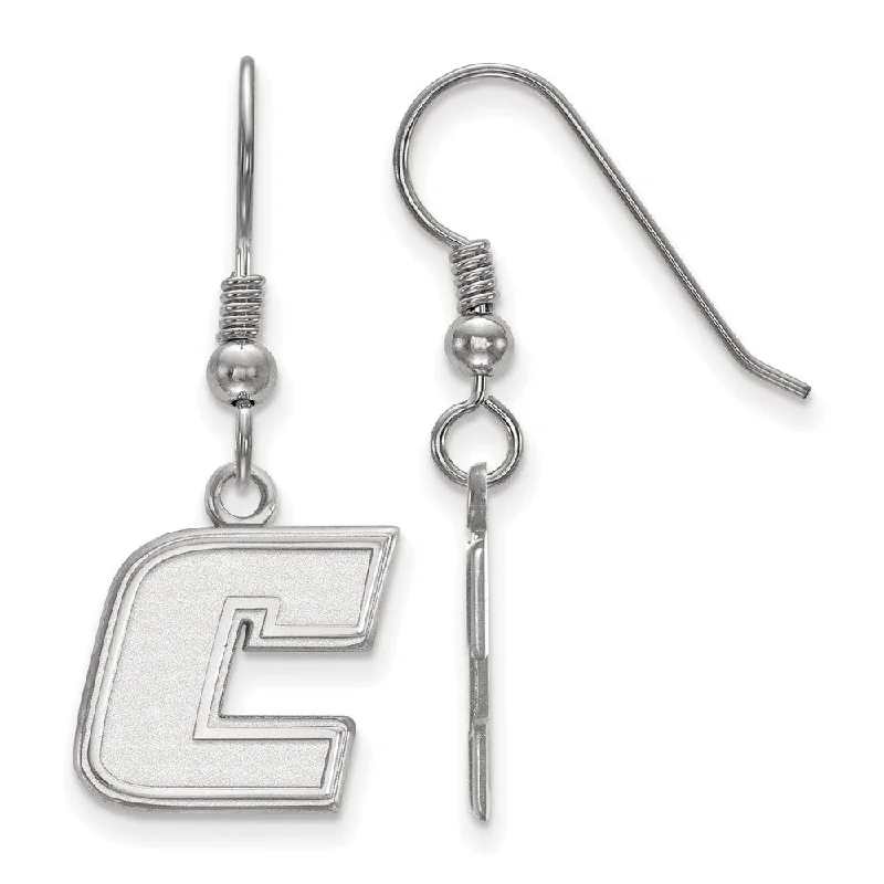 Luxury Drop Earrings-Sterling Silver Tennessee Chattanooga Sm Dangle Earring