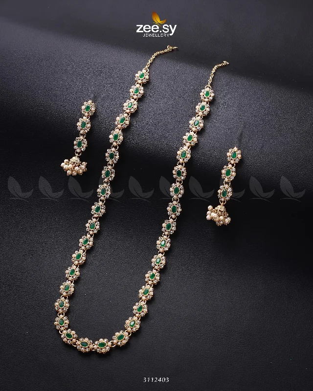 Beautiful Diamond Necklaces-Reema Malla Necklace